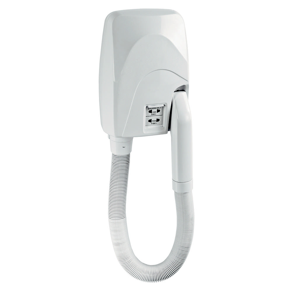 3-trins hårtørrer med barbermaskinestik